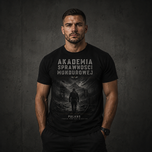 Koszulka Wojskowa ASM – Droga na Misję | T-Shirt Militarny