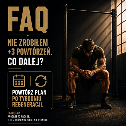 +3 Podciągnięcia w 7 DNI - Domowy Plan Treningowy (E-Book PDF)