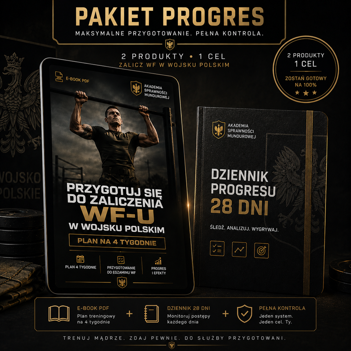 E-book: Przygotuj się do zaliczenia WF-u w Wojsku Polskim w 4 tygodnie